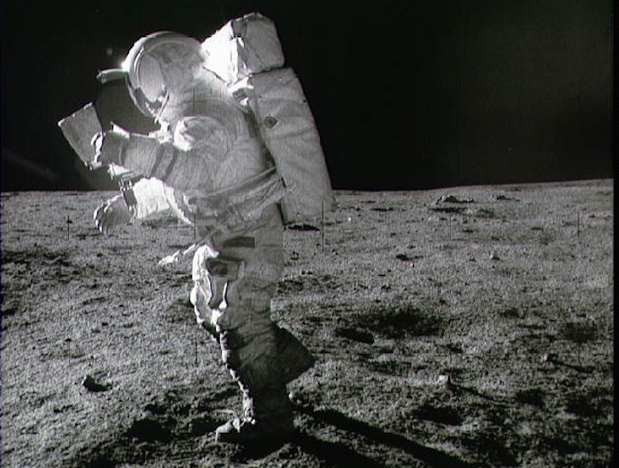 El astronauta Edgar Mitchell durante la exploración del Apolo 14. Foto:NASA