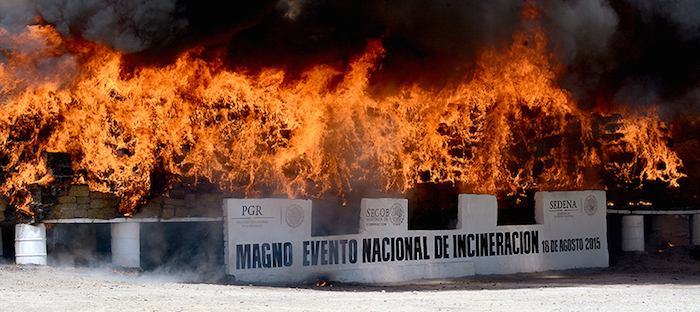 Los Narcóticos Incinerados Foto Ramón Blanco Zeta