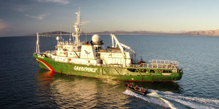 Barco esperanza Tomará Muestras De Agua En Costas De Sinaloa Foto Carlos Aguilera Greenpeace