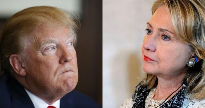 En La Imagen El Candidato Republicano Donald Trump Y La Ex Primera Dama Hillary Clinton Foto Efeespecial