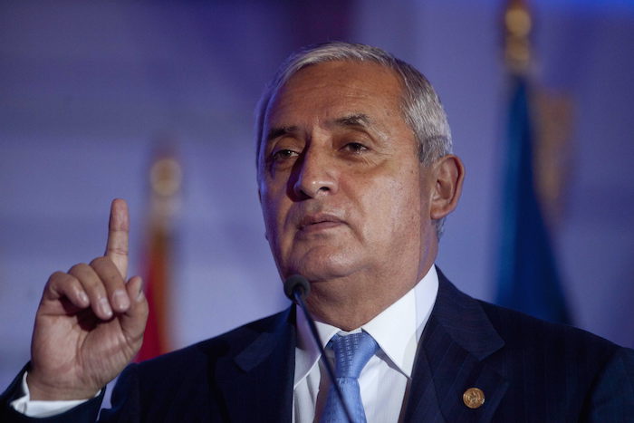 El Presidente de Guatemala Otto Pérez Molina. Foto: EFE