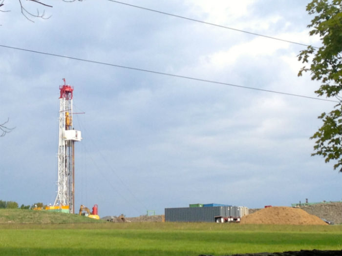 Aspecto de un pozo de extracción de gas mediante fractura hidráulica en Pensylvania. Foto: Mayela Sánchez,SinEmbargo