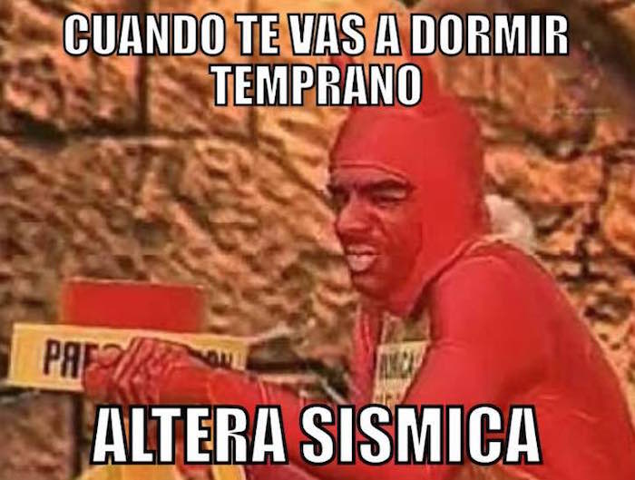 Meme diablito alerta sismo