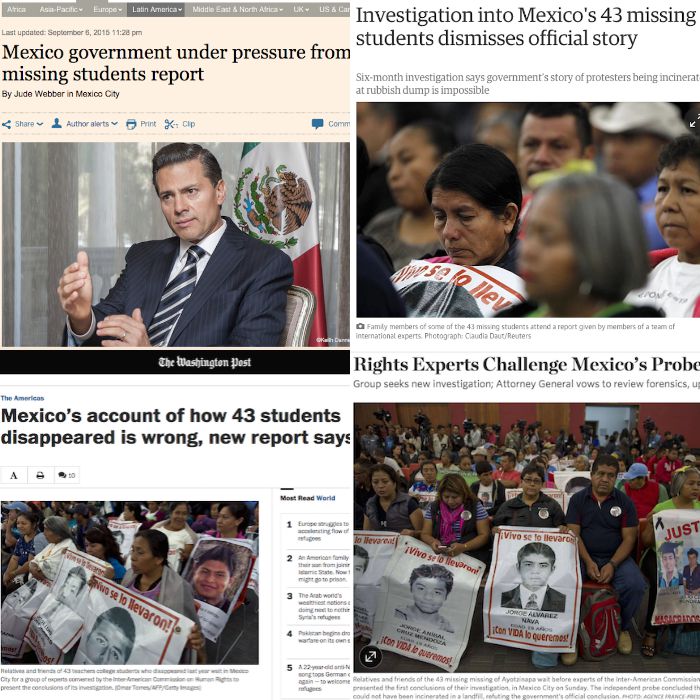 Algunos De Los Artículos De La Prensa Extranjera Sobre El Informe Del Giei De La Cidh