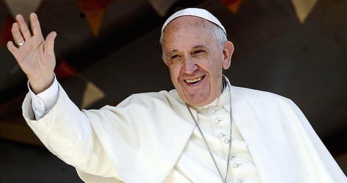 El Papa Francisco llega a Cuba. Foto: EFE