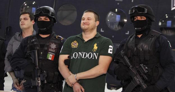 Edgar Valdez Villarreal "la Barbie" al momento de su detención el 30 de agosto de 2010. Foto: Cuartoscuro