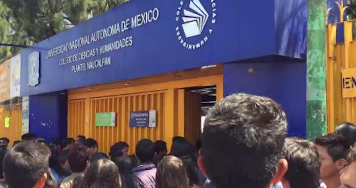 Estudiantes De Cch Naucalpan Toman Las Instalaciones Por Falta De Seguridad Foto Captura De Pantalla