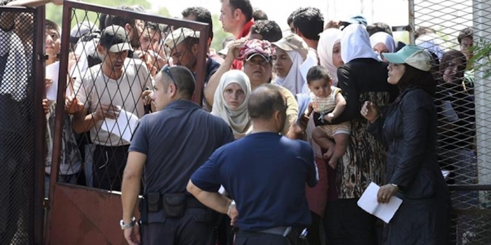 Llegada de una tanda de 4 mil refugiados a España. Foto: EFE