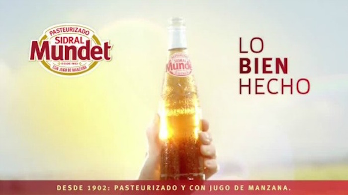 Parte de la campaña "Lo bien hecho", de Mundet. Imagen: Especial