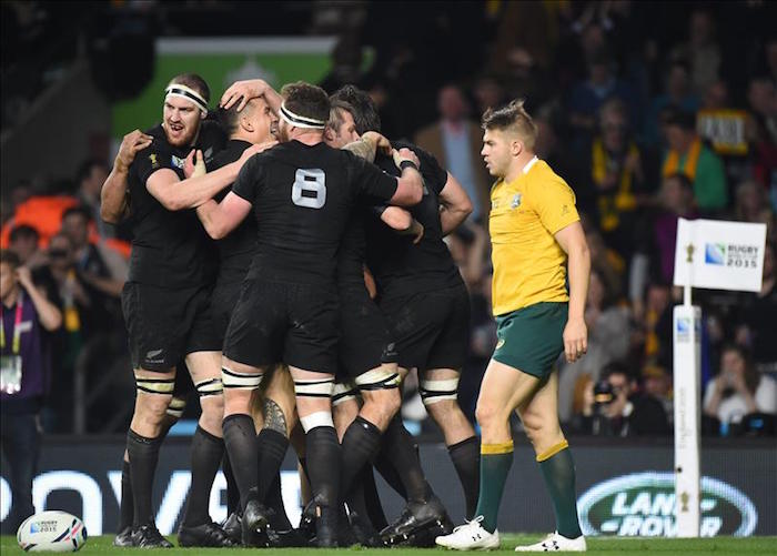 Pese a Que Se Trata De Una Rivalidad Añeja Es La Primera Vez Que Ambos Equipos Se Enfrentaron En Una Final Del Mundial De Rugby Foto Efe