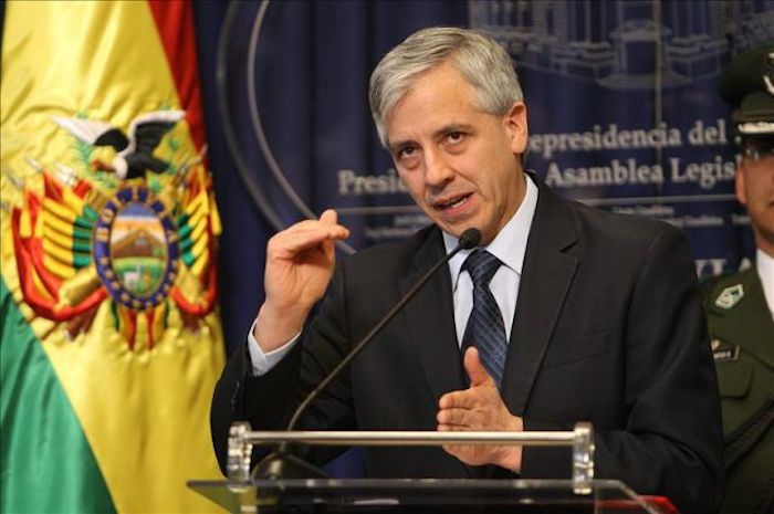 El vicepresidente de Bolivia, Álvaro García Linera, visita la FIL Zócalo para hablar de Latinoamérica. Foto: EFE