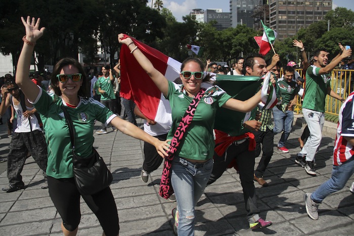 Los indices de violencia disminuyen en México durante los juegos de la Selección. Foto: Cuartoscuro