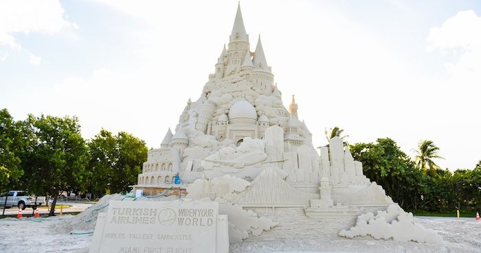 Miami Rompe Récord Guinness Con El Castillo De Arena Más Grande Del Mundo Foto tk us