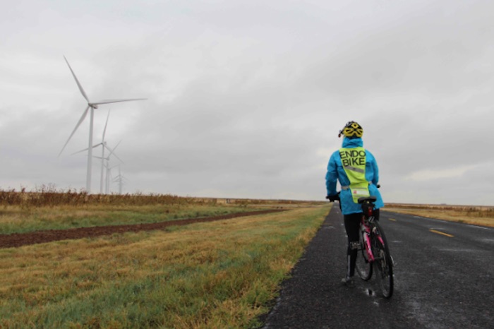 María "Kukis" González viajará 5 mil kilómetros. Foto: endobike.com