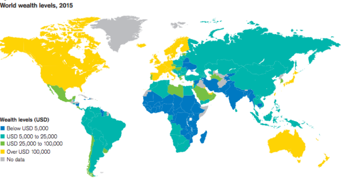 Las Personas Más Ricas Del Mundo Son Dueñas Del Por Ciento De La Riqueza Dice Informe De Credit Suisse Imagen Del Sexto Informe Global De Riqueza