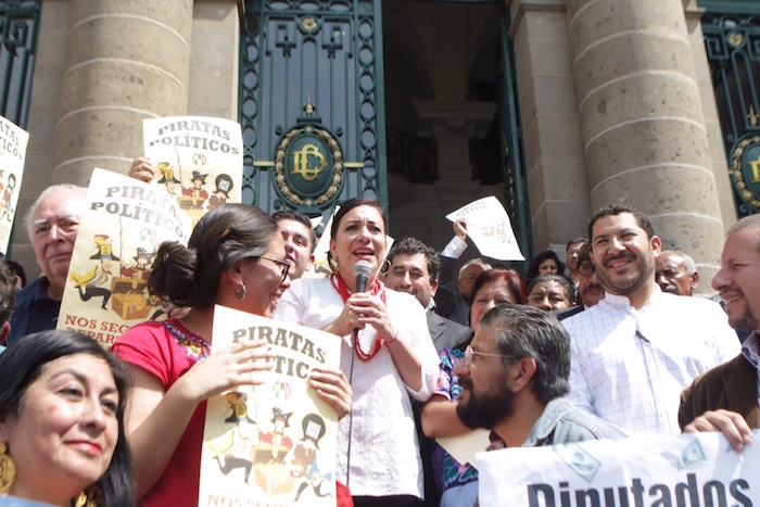 Martí Batres Guadarrama Y César Cravioto Presidieron La Protesta Foto Francisco Cañedo Sinembargo