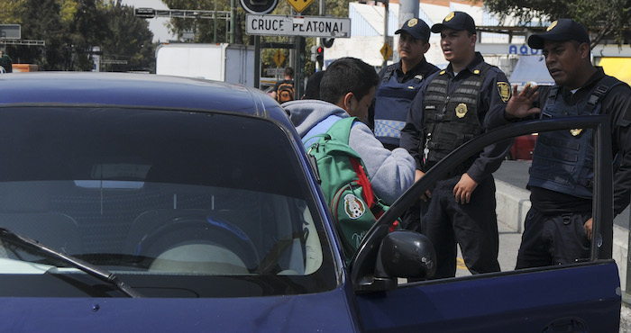 Policías De Sector Y De Investigación Realizaron Un Cerco De Seguridad Y Vigilancia En El Centro Histórico Foto Cuartoscuro