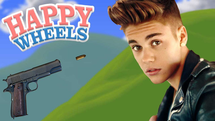 Happy Wheels La Felicidad De Darle Con Todo a Justin Bieber Foto Happy Wheels