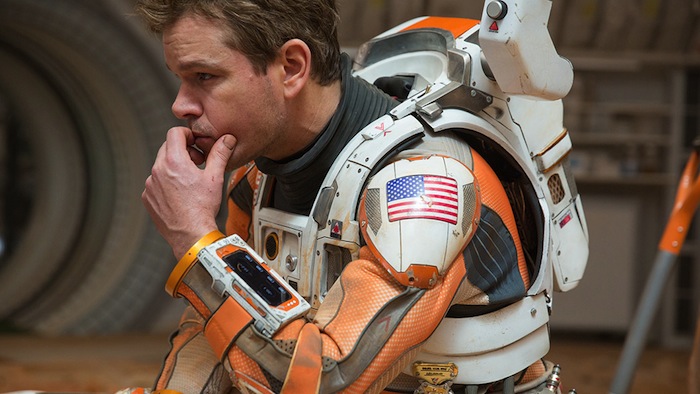 Matt Damon Porta Un Traje Bastante Parecido a Los últimos Prototipos De La Nasa Foto Giles Keyte