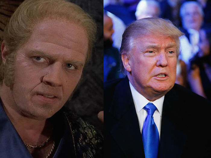 El Villano De Back to De Future i Y El Precandidato Republicano De Eu Donald Trump d Foto La Opinión