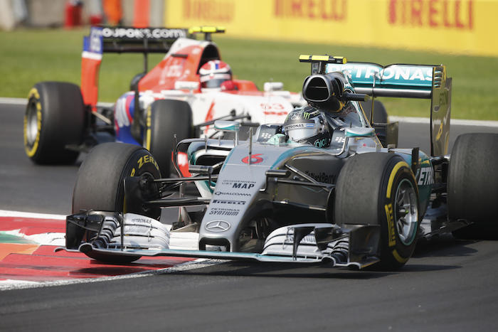 Nico Rosberg Conduce Su Auto Durante El Gran Premio De México De Fórmula Uno En El Autódromo Hermanos Rodríguez De Ciudad De México Foto Efe