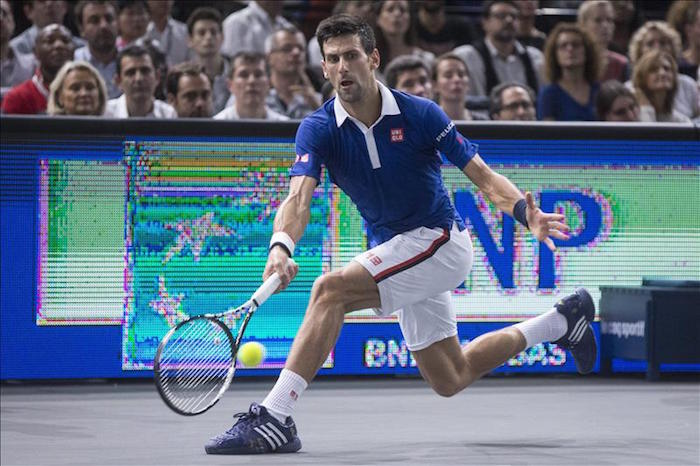 El serbio cedió su primer set desde la final del Abierto de Estados Unidos. Foto: EFE