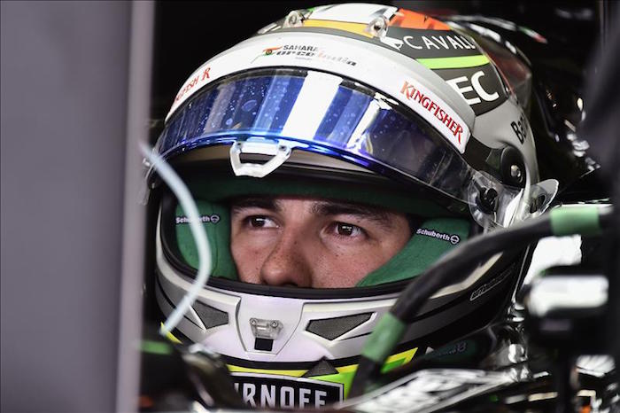 El piloto mexicano aseguro su salida en la cuarta posición mañana, en el GP de Abu Dhabi. Foto: EFE