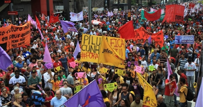 Miles Marchan En Brasil Para Exigir La Renuncia Del Presidente De La Cámara Foto Dpa