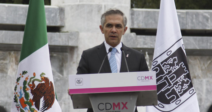 El Jefe del gobierno capitalino, Miguel Ángel Mancera. Foto: Cuartoscuro