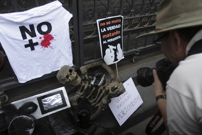 Cada 14 días un periodista es asesinado en América. Foto: Cuartoscuro.