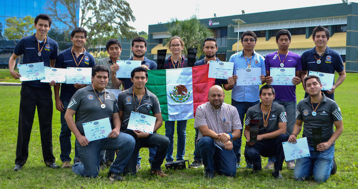 Los mexicanos ganadores en el concurso. Foto: Cuartoscuro