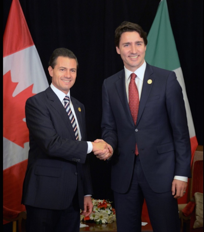 Peña Nieto Se Reúne Con Trudeau Foto presidenciamx