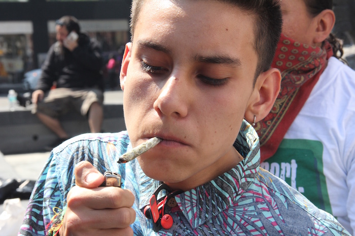 “No se legaliza la mariguana”, precisó esta tarde en conferencia de prensa el Vocero de la Presidencia de México, Eduardo Sánchez. Foto: Luis Barrón, SinEmbargo