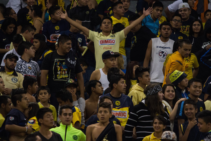 La afición americanista reconoce a su rival aunque afirma que no es el encuentro más importante para las Águilas. Foto: Cuartoscuro