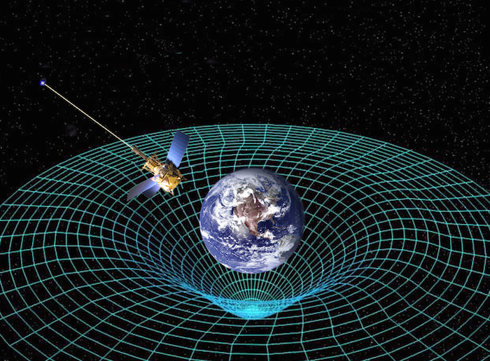 En Su Modelo De Relatividad General Einstein Crea Un Tejido Espacio temporal Cuya Curvatura Es Lo Que Atrae Los Planetas Hacia El Sol Foto Especial