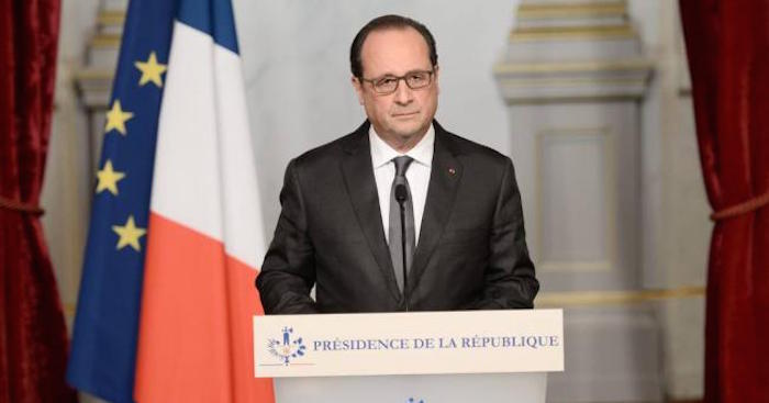 El Presidente de Francia, François Hollande, habló este día en el Foro de Líderes de la UNESCO sobre los atentados del pasado viernes en París. Foto: EFE/Arcviho