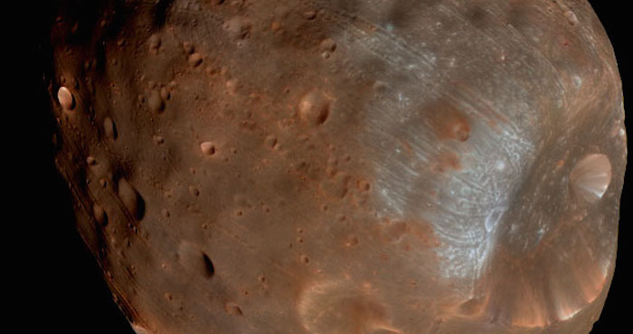 La Luna De Marte Se Rompe Poco a Poco Foto Nasa