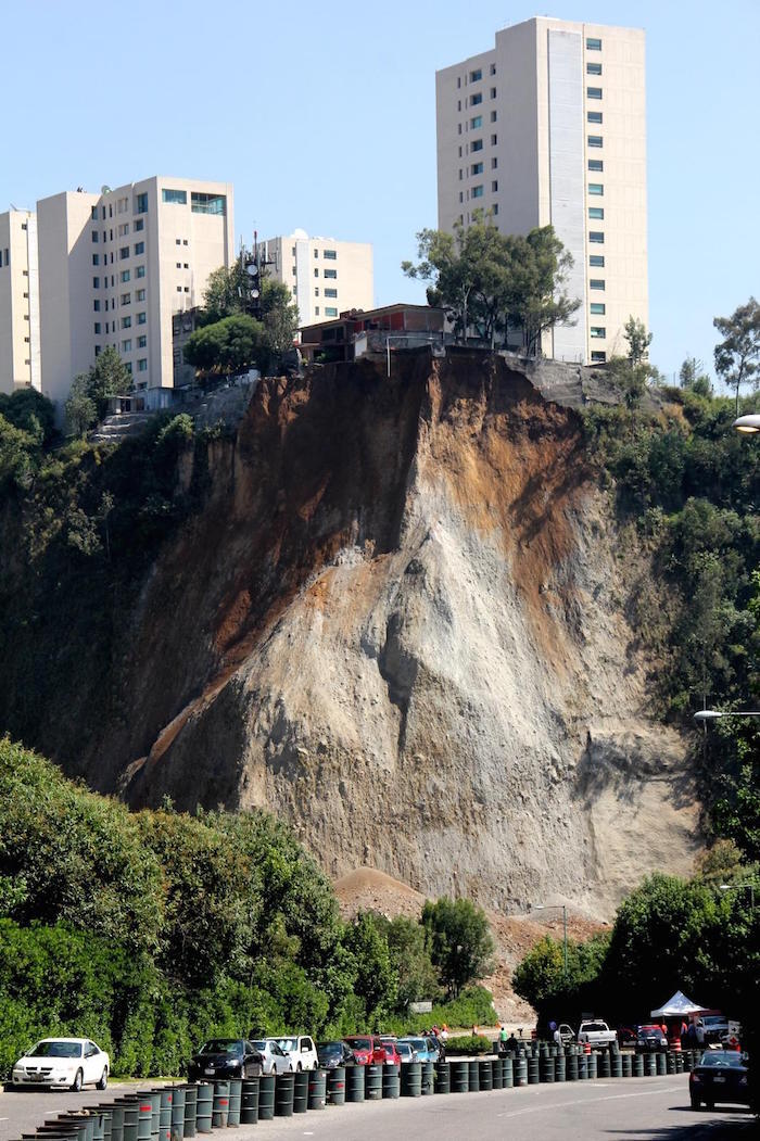 La Zona Del Deslave En Santa Fe Foto Luis Barrón Sinembargo