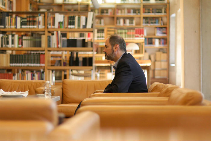 Juan Villoro, flamante Premio Excelencia de las Letras 2015. Foto: Francisco Cañedo, SinEmbargo