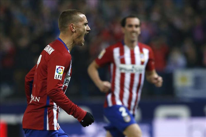 El Atlético remontó en casa con el gol del francés. Foto: EFE