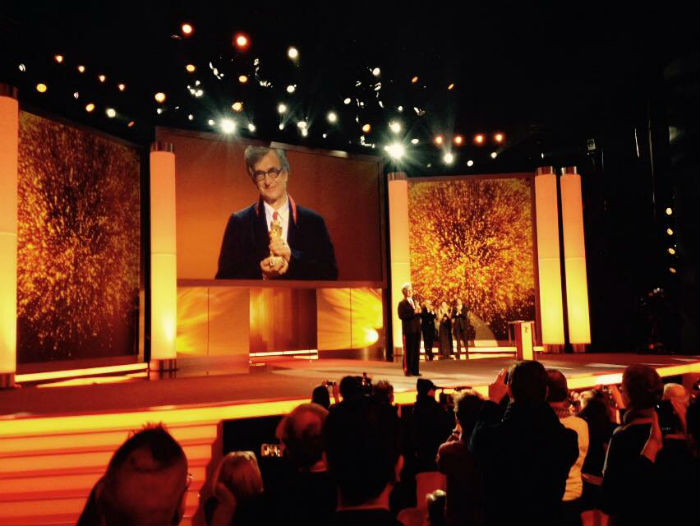 El Cineasta Recibió Un Oso De Oro En La Pasada Berlinale En Reconocimiento a Su Trayectoria Artística Foto Fundación Wim Wenders Facebook