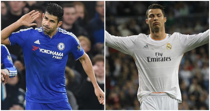 Diego Costa Y Cristiano Ronaldo Fotos Efe