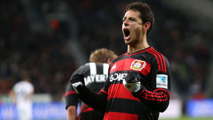 El delantero mexicano sigue perforando redes en alemania. Foto: @bayer04_es