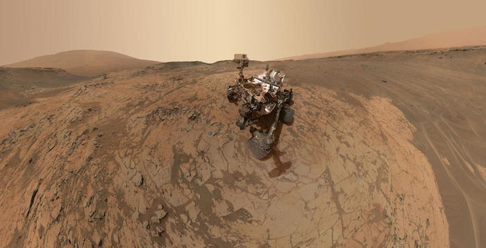 La selfie De Curiosity En La Superficie Marciana Foto Nasa