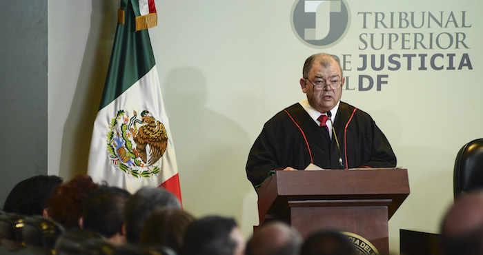 Edgar Elías Azar Reelecto a Presidente Del Tribunal Superior De Justicia Del Distrito Federal tsjdf Foto Cuartoscuroarchivo