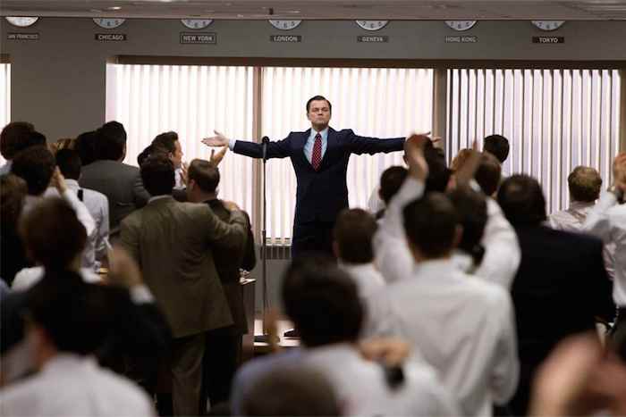 Leonardo DiCaprio en El Lobo del Wall Street. Foto: Especial