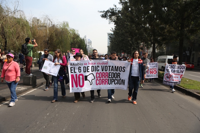 Cientos De Personas Se Manifiestan Este Día En Contra Del Cccahpultepec Foto Francisco Cañedo Sinembargo