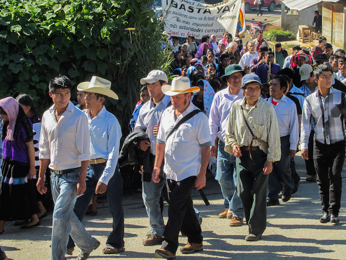 Habitantes de la comunidad de Acteal en Chenalo, Chiapas. conmemoraron cada año la masacre en ese poblado que costó la vida a 45 habitantes y manifiestan su desacuerdo por la liberación de los responsables, la cual fue ordenada por la Suprema Corte de Justicia de la Nación. Foto: Cuartoscuro/Archivo