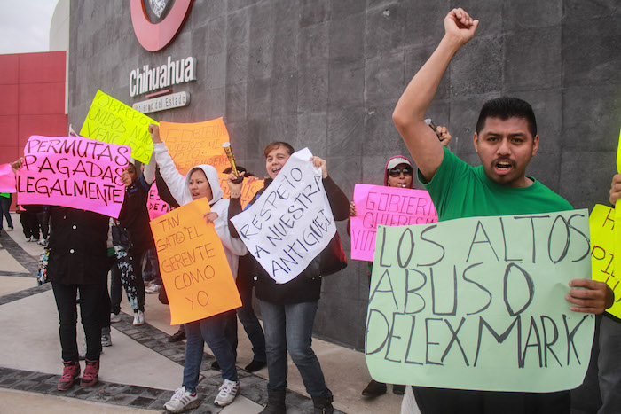 Casi un centernar de empleado fueron despedidos por Lexmark el pasado miércoles 9 de diciembre. Foto: Cuartoscuro.