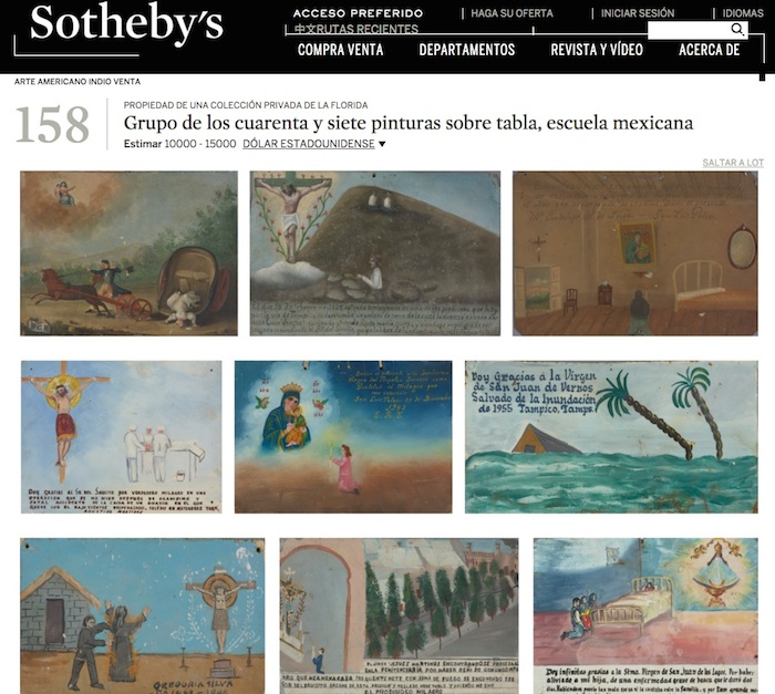 Los Retablos Se Subastan En Ny Foto Wwwsothebyscom